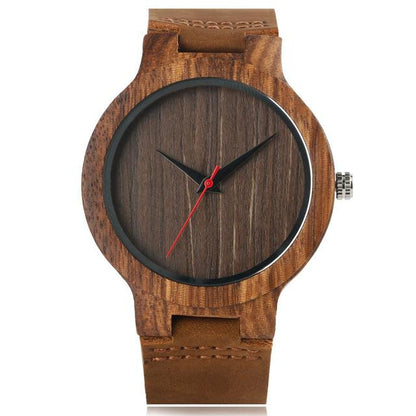 Men's Bamboo Wood Quartz Watch